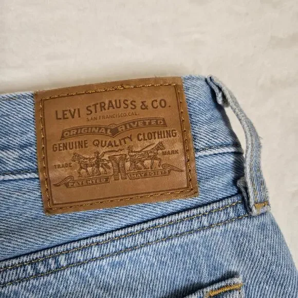 Levi's Premium Wedgie Straight Big E (new collection) Womens 32 0729 - Picture 11 of 13